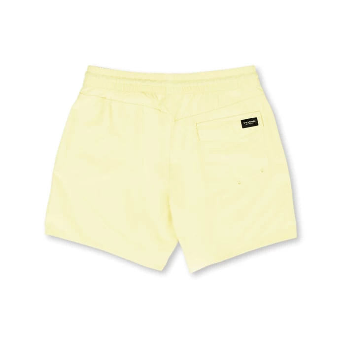 Volcom Lido Solid Trunk 16 Elasticated Boardshorts In Dawn Yellow 6 Volcom Lido Solid Trunk 16 Elasticated Boardshorts In Dawn Yellow - Image 6