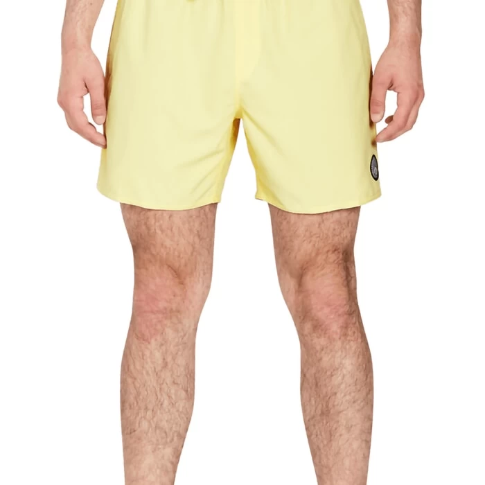 Volcom Lido Solid Trunk 16 Elasticated Boardshorts In Dawn Yellow 1 Volcom Lido Solid Trunk 16 Elasticated Boardshorts In Dawn Yellow