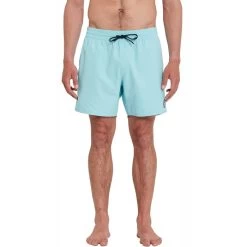 Volcom Lido Solid Trunk 16 Elasticated Boardshorts In Antigua Sand -Volcom volcom lido solid trunk 16 short boardshorts antigua sand a2512005 ats b2 wthtbfqqkggue1y5