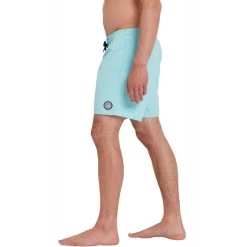 Volcom Lido Solid Trunk 16 Elasticated Boardshorts In Antigua Sand -Volcom volcom lido solid trunk 16 short boardshorts antigua sand a2512005 ats b4 7utiqh5fb9fljbdw