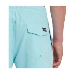 Volcom Lido Solid Trunk 16 Elasticated Boardshorts In Antigua Sand -Volcom volcom lido solid trunk 16 short boardshorts antigua sand a2512005 ats b5 turgqvpctmunnwqq