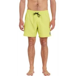 Volcom Lido Solid Trunk 16 Elasticated Boardshorts In Limeade 9 Volcom Lido Solid Trunk 16 Elasticated Boardshorts In Limeade -Volcom volcom lido solid trunk 16 short boardshorts limeade a2512005 lma b2 zq06da8u8z8iz533
