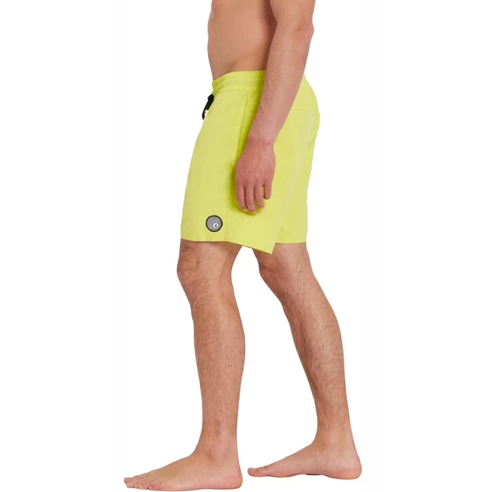 Volcom Lido Solid Trunk 16 Elasticated Boardshorts In Limeade 5 Volcom Lido Solid Trunk 16 Elasticated Boardshorts In Limeade - Image 5