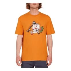 Volcom Lintell 1 Short Sleeve T-Shirt In Saffron