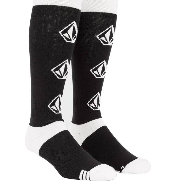 Volcom Lodge Snow Socks In Black 1 Volcom Lodge Snow Socks In Black