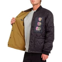 Volcom Lookster Jacket In Black Combo -Volcom volcom lookster jacket black combo a1632007 blc b4 brqhr0xpm1xz8cs2