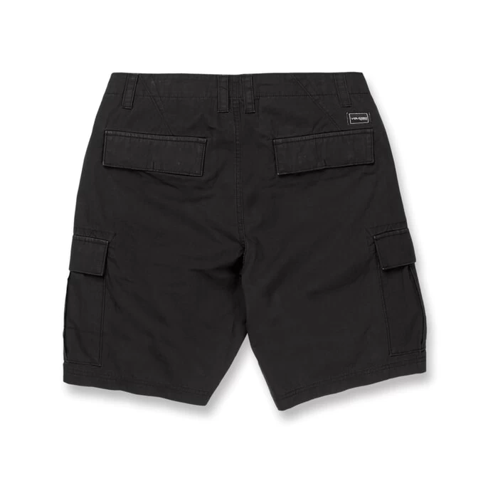 Volcom March Cargo Shorts In Black 2 Volcom March Cargo Shorts In Black - Image 2