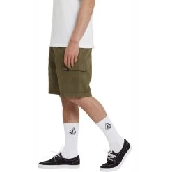Volcom March Cargo Shorts In Military -Volcom volcom march cargo shorts military a0912201 mil b4 0tsvsxs32bgjtld5