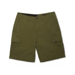 Volcom March Cargo Shorts In Military