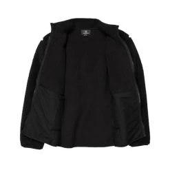 Volcom Muzzer Fuzzar Zip Full Zip Fleece In Black -Volcom volcom muzzer fuzzar zip full zip fleece black a4842203 blk b2 lcxe1w0c3syj9dhq