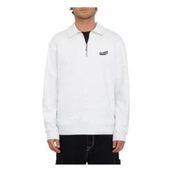 Volcom Nevermine Terry Sweatshirt In Bone Heather