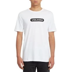 Volcom New Euro Short Sleeve T-Shirt In White