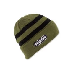 Volcom Ninetyfive Beanie In Expedition Green