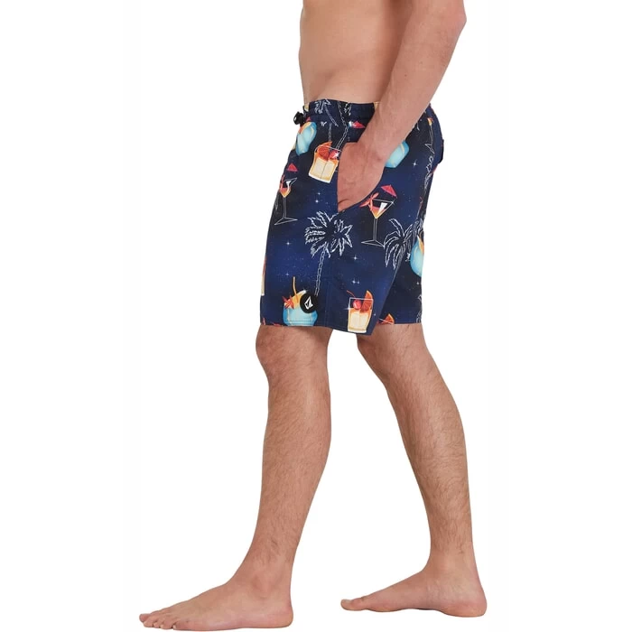 Volcom Novelty Trunk 17 Elasticated Boardshorts In Blueprint 5 Volcom Novelty Trunk 17 Elasticated Boardshorts In Blueprint - Image 5