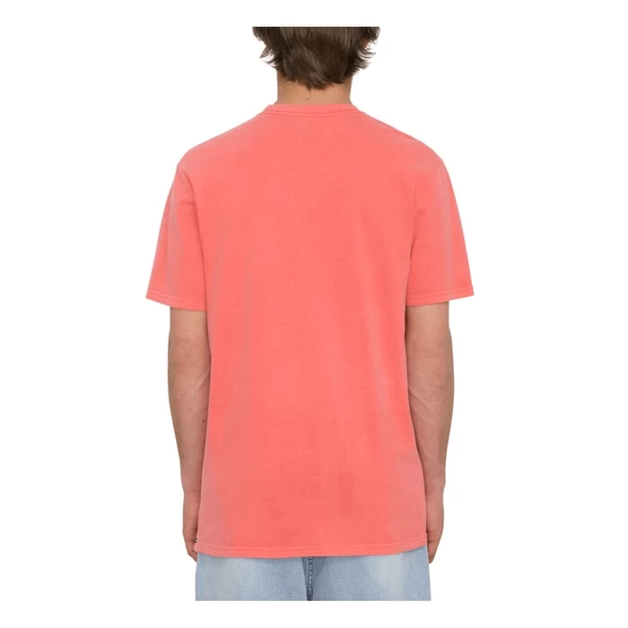 Volcom Nu Sun PW Short Sleeve T-Shirt In Washed Ruby 2 Volcom Nu Sun PW Short Sleeve T-Shirt In Washed Ruby - Image 2