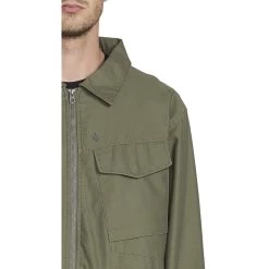 Volcom Peace Tribe Jacket In Army Green Combo -Volcom volcom peace tribe jacket army green combo a1641902 arc b3 keej1nlppkpwdxf4