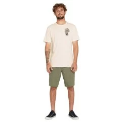 Volcom Psychike Short Sleeve T-Shirt In Off White -Volcom volcom psychike short sleeve t shirt off white a5022301 ofw b2 hnkfbyewpaihcsbu