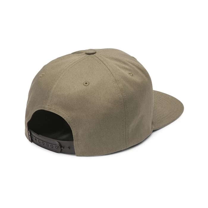 Volcom Quarter Twill Flat Peak Cap In Tarmac Brown 2 Volcom Quarter Twill Flat Peak Cap In Tarmac Brown - Image 2