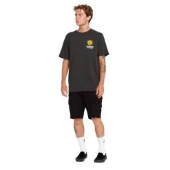 Volcom Rayz Short Sleeve T-Shirt In Vintage Black -Volcom volcom rayz short sleeve t shirt vintage black a5022300 vbk b3 o0ilaju9cyugreld