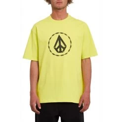 Volcom Razor Loose Fit Short Sleeve T-Shirt In Limeade
