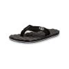 Volcom Recliner Sandals In Black White