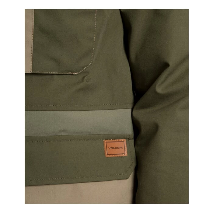 Volcom Renton Winter 5K Parka Jacket In Army Green Combo 9 Volcom Renton Winter 5K Parka Jacket In Army Green Combo - Image 9