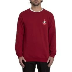 Volcom Santastone Sweatshirt In Deep Red