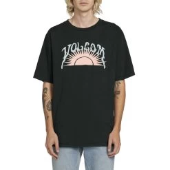 Volcom Savage Sun Short Sleeve T-Shirt In Black