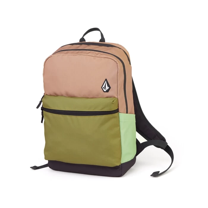 Volcom Skool Backpack In Dusty Brown 1 Volcom Skool Backpack In Dusty Brown