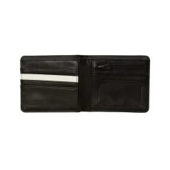 Volcom Slim Stone PU Faux Leather Wallet In Black -Volcom volcom slim stone faux leather wallet black d6032055 blk b2 81winvhktpi8rwbn