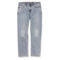 Volcom Solver Denim Jeans In Heavy Worn Faded