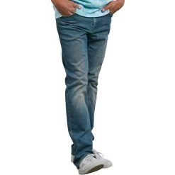 Volcom Solver Denim Jeans In Aged Indigo -Volcom volcom solver denim straight fit jeans aged indigo a1931503 ain b2 cqrbb6oukt81edec