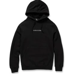 Volcom Stone Pullover Hoody In Black -Volcom volcom stone pullover hoody black a4132214 blk b3 vnezfvbvwn7tugen