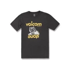 Volcom Stonepur Short Sleeve T-Shirt In Vintage Black