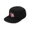 Volcom Stoney Stone Adjustable Flat Peak Cap In Black