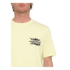 Volcom Strange Relics Short Sleeve T-Shirt In Aura Yellow -Volcom volcom strange relics short sleeve t shirt aura yellow a3512414 aur b2 uoxdblp9u8ceyeqv