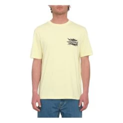 Volcom Strange Relics Short Sleeve T-Shirt In Aura Yellow