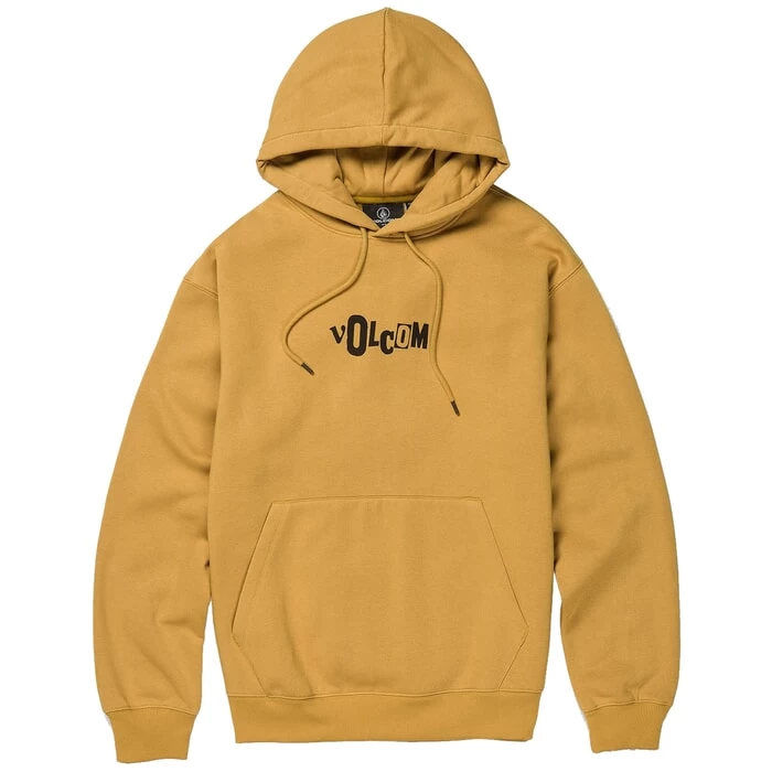 Volcom Strikehood Pullover Hoody In Honey Gold 2 Volcom Strikehood Pullover Hoody In Honey Gold - Image 2