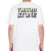 Volcom Stript Short Sleeve T-Shirt In White