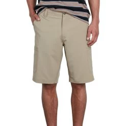 Volcom Surf N' Turf Cargo Shorts In Khaki