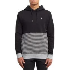 Volcom Threezy Pullover Hoody In Black