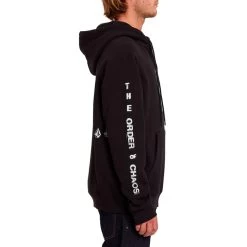 Volcom Transient Waves Pullover Hoody In Black -Volcom volcom transient waves pullover hoody black a4132112 blk b2 9qmdfa90tkh447fm