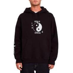 Volcom Transient Waves Pullover Hoody In Black