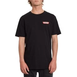 Volcom Trap Lightweight Short Sleeve T-Shirt In Black