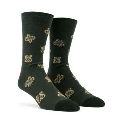 Volcom True Crew Socks In Stealth