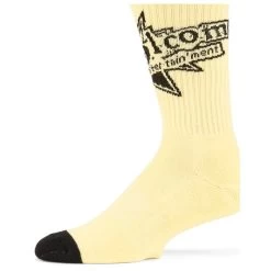 Volcom V Entertainment Crew Socks In Reef Pink -Volcom volcom v entertainment crew socks reef pink d6312301 rfp b4 m1xagm5bcsd0g0ce