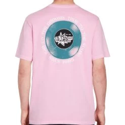 Volcom V Entertainment LP Short Sleeve T-Shirt In Reef Pink