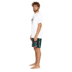 Volcom V Entertainment Pepper Stoney 17 Elasticated Boardshorts In Black -Volcom volcom v entertainment pepper stoney 17 elasticated boardshorts black a2522302 blk b3 drztniuzjecaryl4