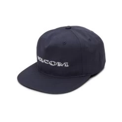 Volcom Volbaige Flat Peak Cap In Navy