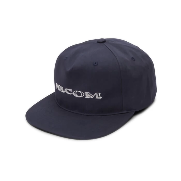 Volcom Volbaige Flat Peak Cap In Navy 1 Volcom Volbaige Flat Peak Cap In Navy